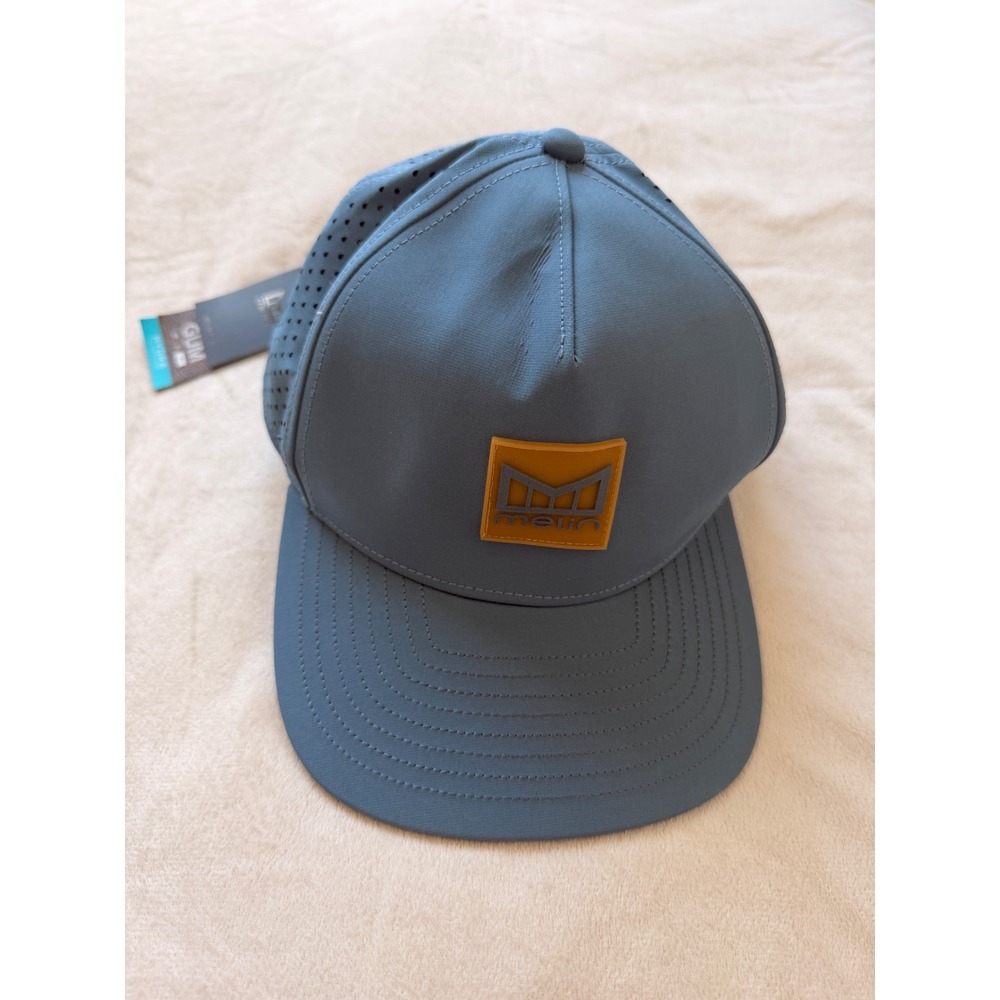 Melin Odysea Hydro Hat Mens XL Blue NWT GUM Performance Snapback Cap